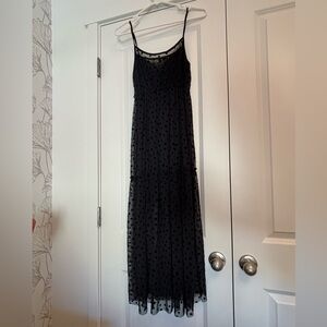 Chic Black Star Maxi Dress